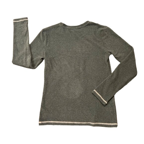 Hurley women’s gray pullover top size M pink logo and trim - Picture 3 of 6